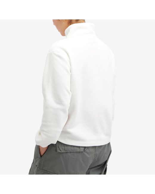 Patagonia White Microdini 1/2 Zip Pullover