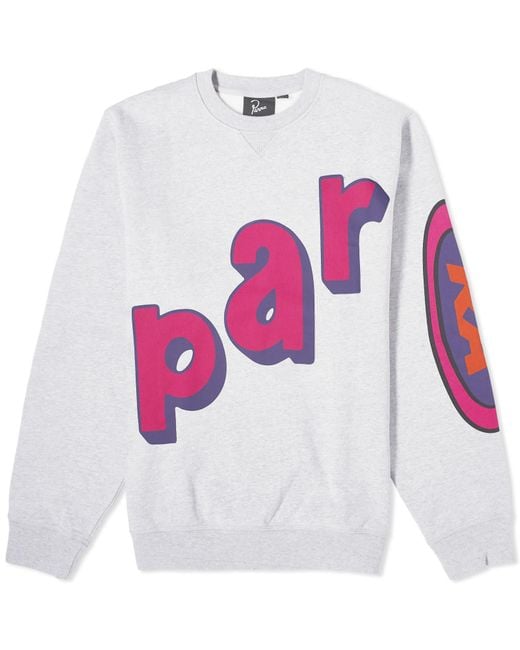 by Parra Pink Loudness Crew Sweat for men