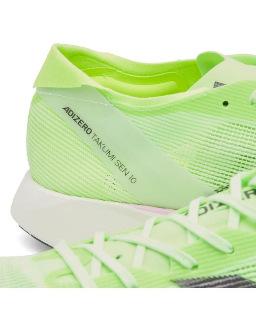 Adidas Originals Green Adidas Adizero Takumi Sen 10 Sneakers for men