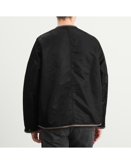FRIZMWORKS Black Reversible Ma-1 Liner Jacket for men