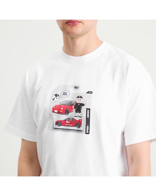 Pawa Speed Sports White Az1-Toy T-Shirt for men