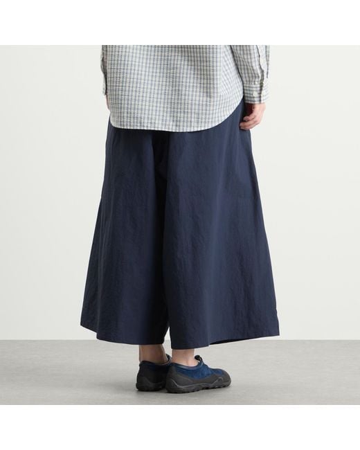 Gramicci Blue Nylon Flare Pant