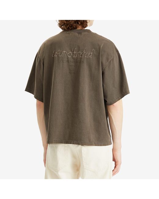 Won Hundred Brown Houston Italic T-Shirt for men