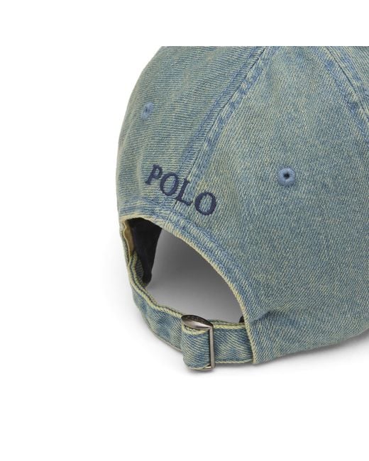 Polo Ralph Lauren Blue Classic Denim Sports Cap for men