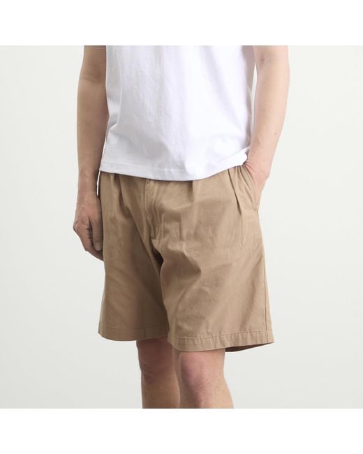Service Works Natural Twill Part Timer Shorts for men