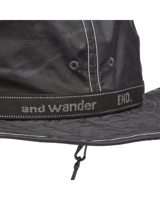 And Wander Black End. X 3L Print Hat