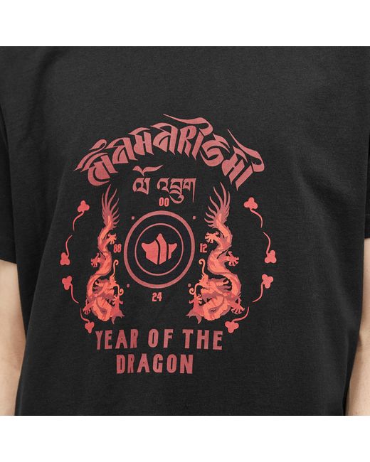 Maharishi Black Dragon Anniversary T-Shirt for men