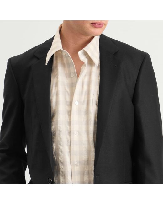 Carter Young Black Elias Unstructured Blazer for men