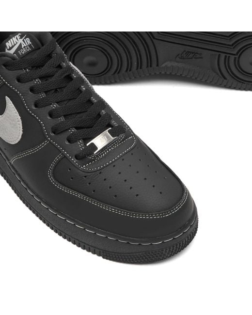 Nike Black Air Force 1 '07 Lv8 Sneaker for men