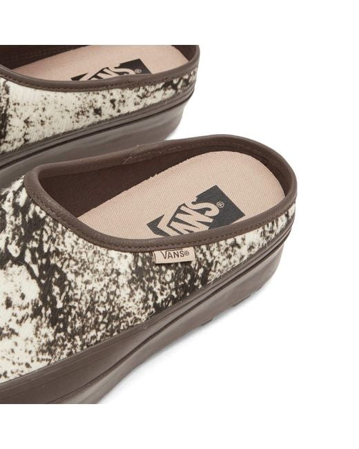 Vans Brown Lx Mule Style 17 Sneaker