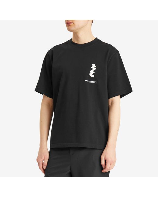 Purple Mountain Observatory Black Boulder T-Shirt for men