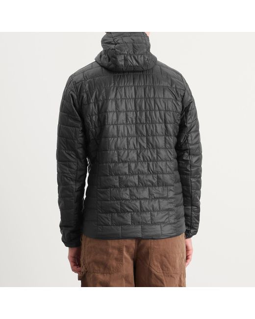 Patagonia Gray Nano Puff Hooded Jacket for men