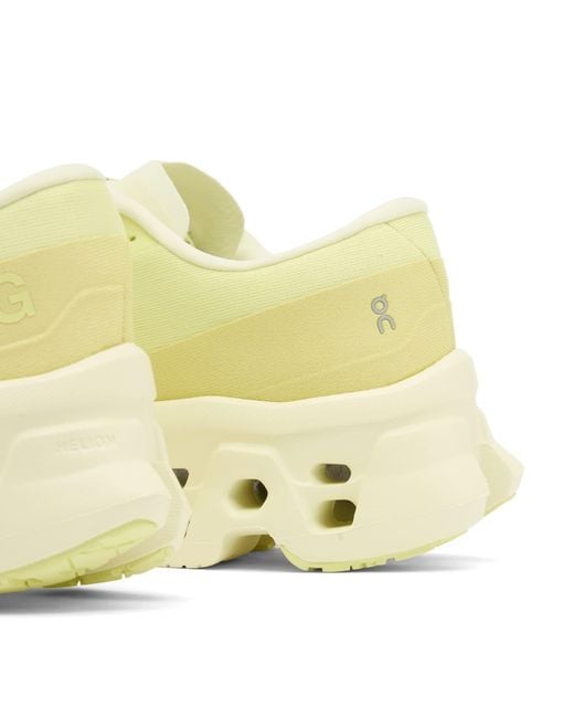 On Shoes Yellow Cloudm 'Sster 3 Sneaker