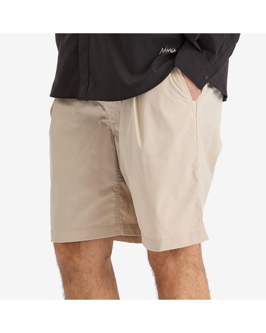 NANGA Natural Hinoc Ripstop Utility Shorts for men