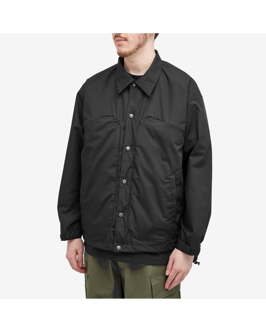 Poliquant Black Duality Collared Jacket for men