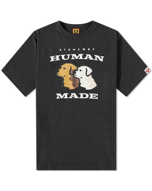 Human Made Black Dogs T-shirt for men