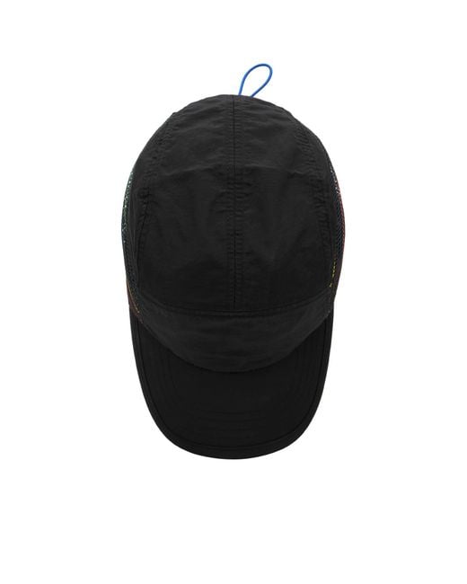 Paul Smith Black Mesh Sports Stripe Cap for men