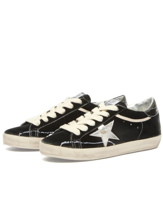 Golden Goose Deluxe Brand Black Velvet Super Star Sneaker