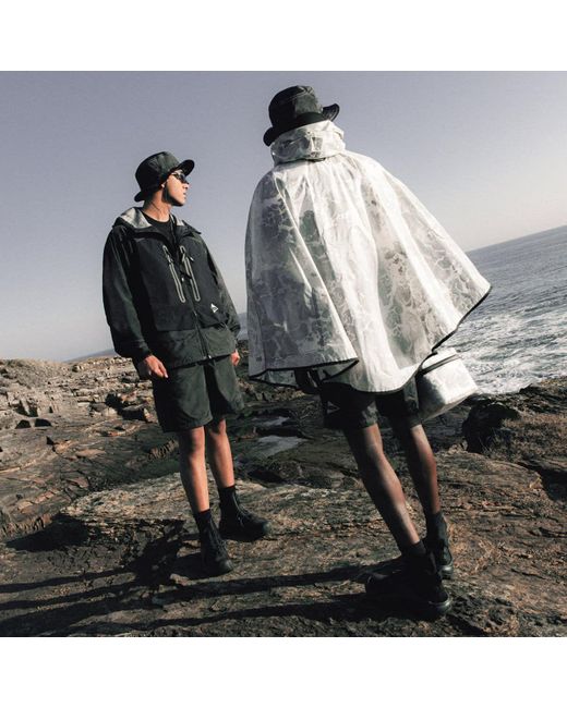 And Wander Black End. X Nylon Print Short Pant