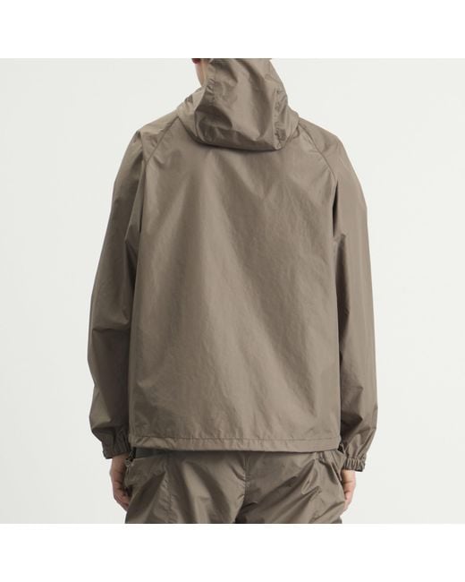 Goldwin Gray Ripstop Hooded Jacket for men