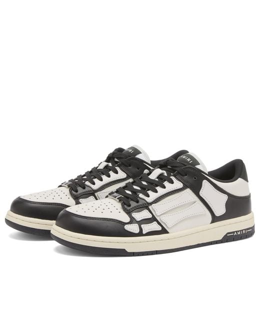Amiri White Skel Low Top Sneaker for men