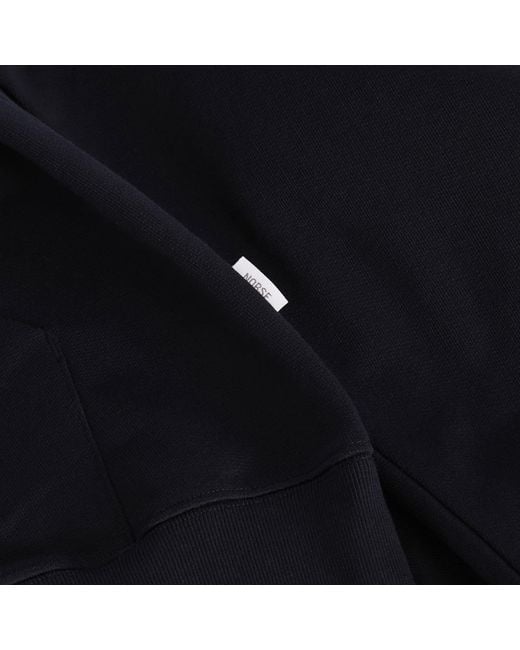 Norse Projects Blue Standard Hoodie for men