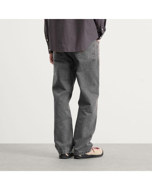 POLAR SKATE Gray 91 Loose Straight Jeans for men