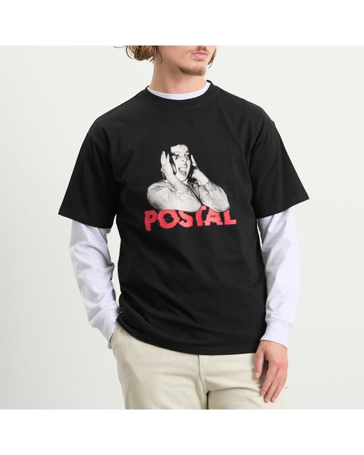 Postalco Black Hear No T-Shirt for men