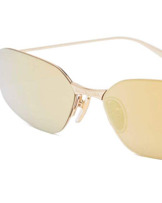 Balenciaga White Bb0412S Sunglasses