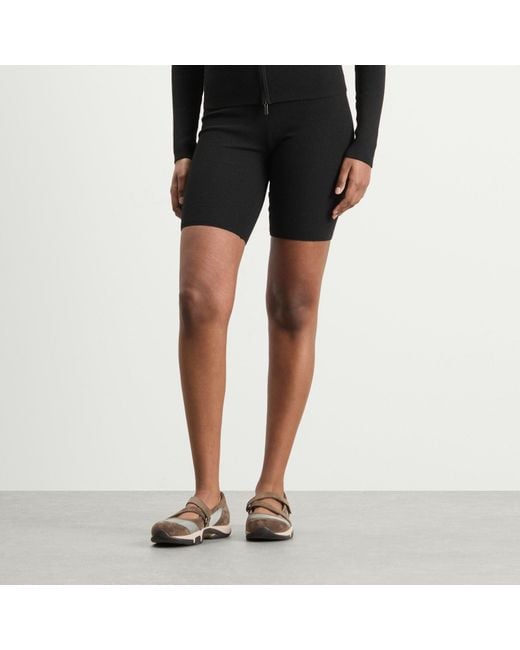 Fear Of God Black Rib Knit Bike Shorts