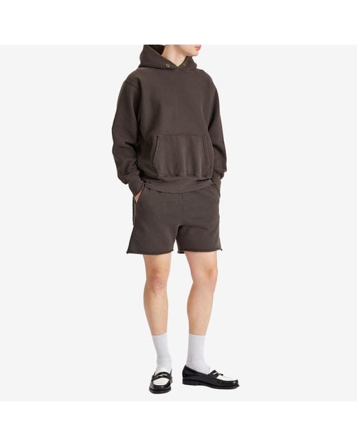 Les Tien Black Heavyweight Yacht Shorts for men
