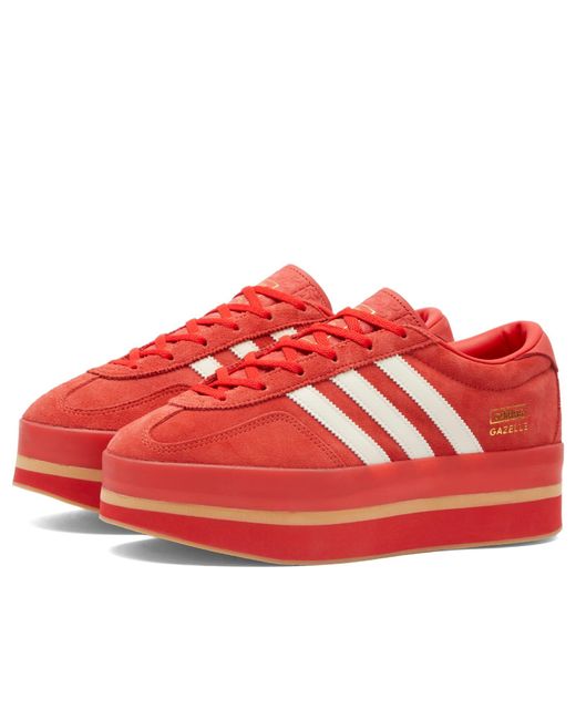 Adidas Red Gazelle Stack W Sneaker