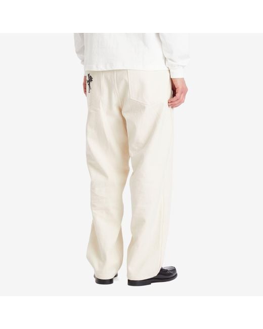 Heresy White Rogue Jeans for men