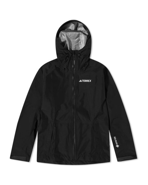 Adidas Black Xperior Gore-Tex Packable Jacket for men