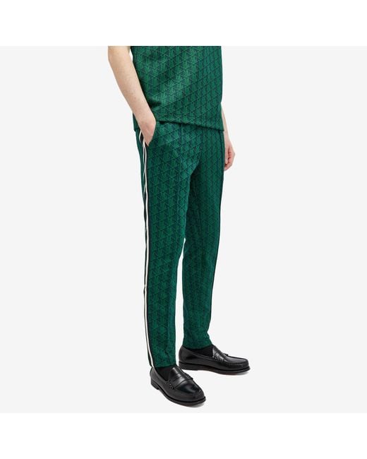 Lacoste Green Monogram Track Pants for men
