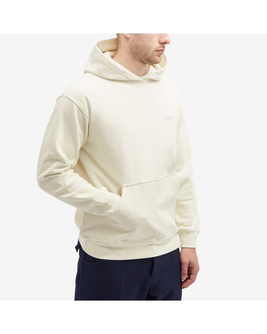 Dime White Classic Logo Hoodie for men