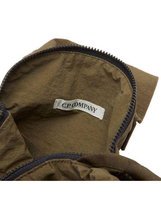 C P Company Green Lens Mini Bag for men