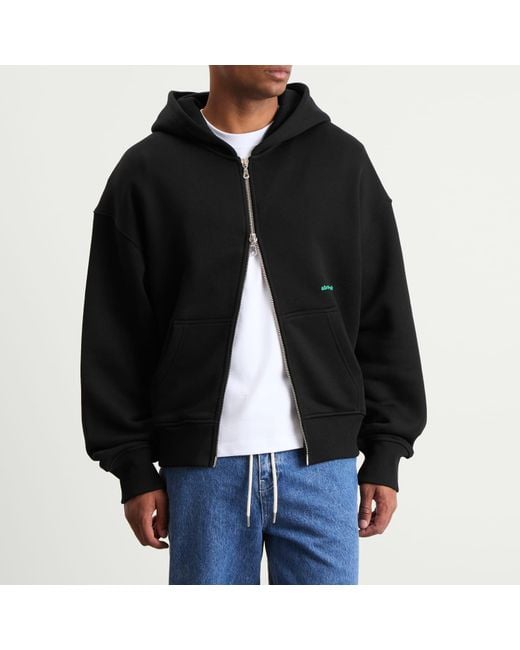 About Blank Black 20Th Anniversary Zip Hoodie for men