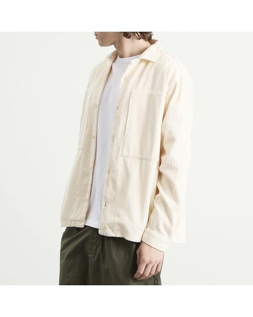 Kestin White Durno Overshirt for men