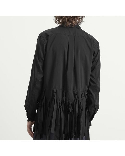 Comme des Garçons Black Comme Des Garçons Fringed Jacket for men