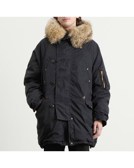 Visvim Black Valdez Down Jacket for men