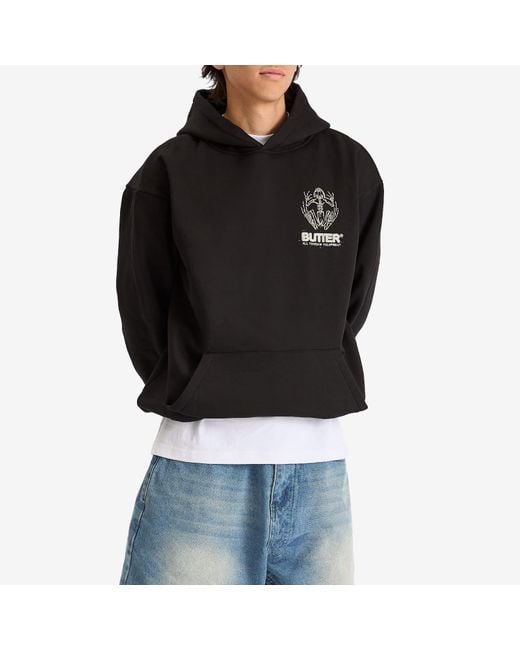 Butter Goods Fossil Hoodie in Black for Men | Lyst Canada