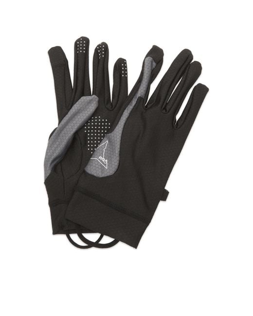Roa Black Andie Base Layer Gloves for men