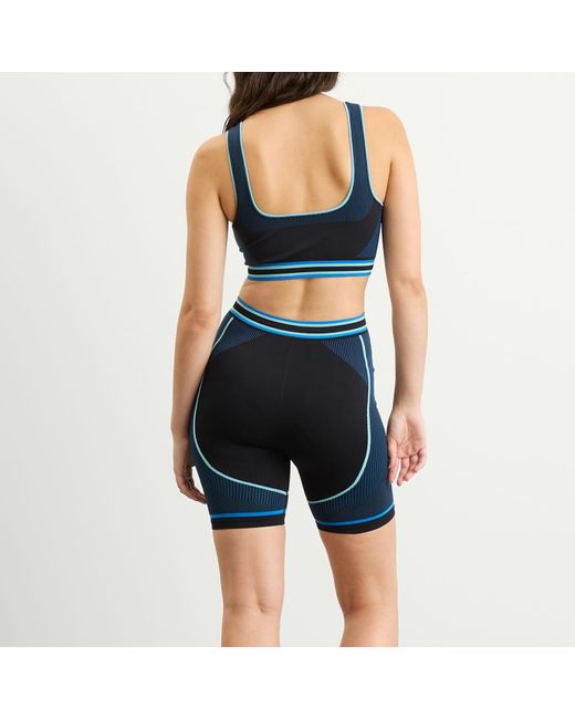 Casablanca Blue Seamless Bralette Top