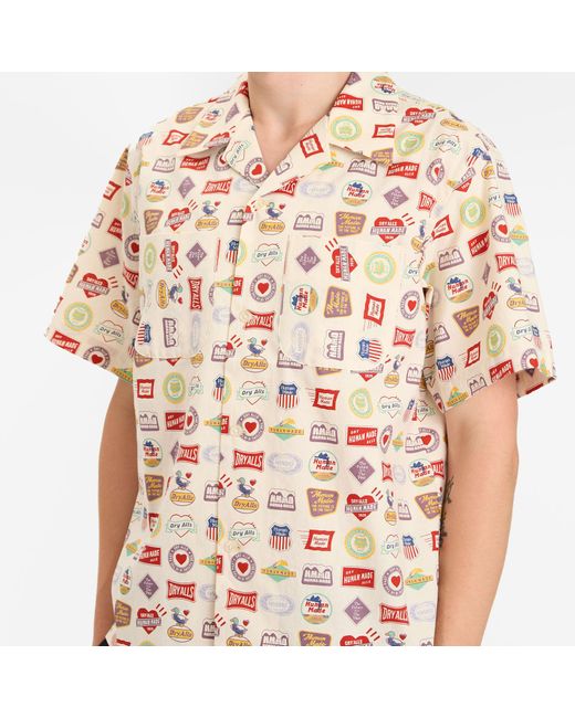 Human Made Pink Souvenir Vacation Shirt for men