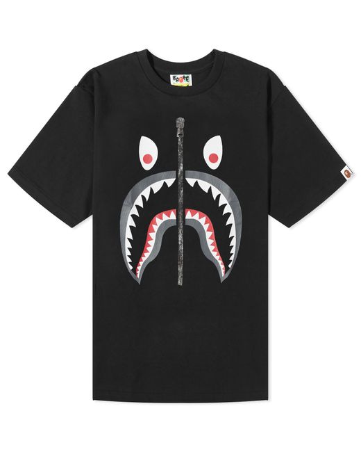 A Bathing Ape Mad Shark T-shirt in Black for Men | Lyst UK