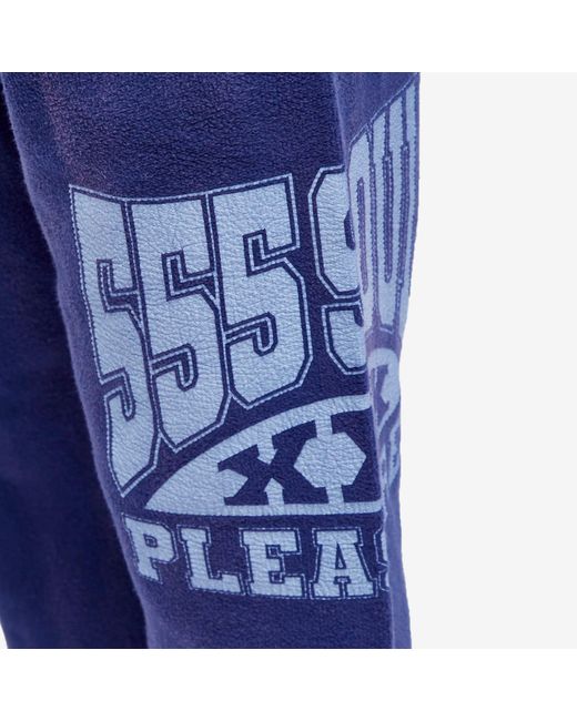 Pleasures Blue X 555 Inside Out Swear Pant for men