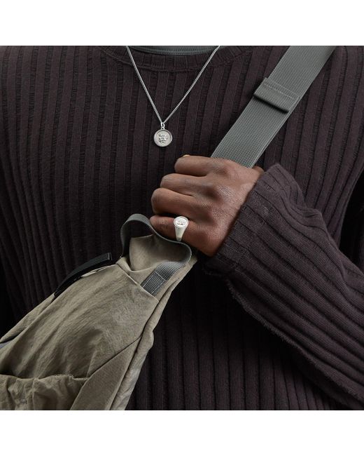 Serge Denimes White Dual Ring for men