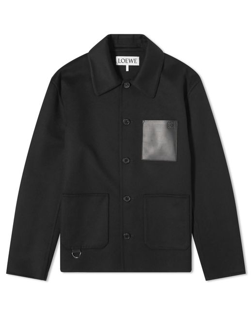 Loewe Black Workwear Jacket for men