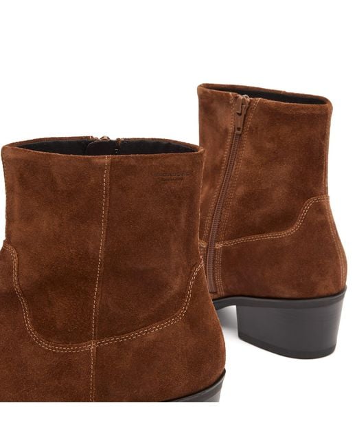 Vagabond Brown Kelsey Pointed Ankle Boot